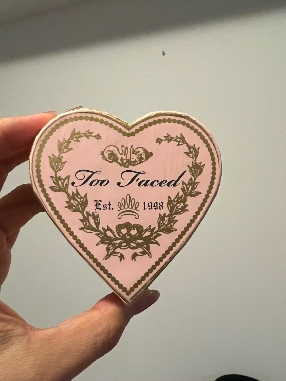 Too Faced Pink & Gold Heart-Shaped Bath & Body Set